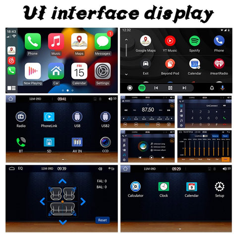 F170C 6-inch Car Play Bluetooth-compatible Car MP5 Player with Dual USB Car FM Radio