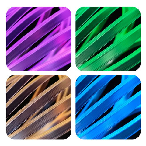 K5U 5m K-Series Car Ambient Lighting Flexible Fiber Optic RGB LED Strip Light Atmosphere Lamp Support APP Control