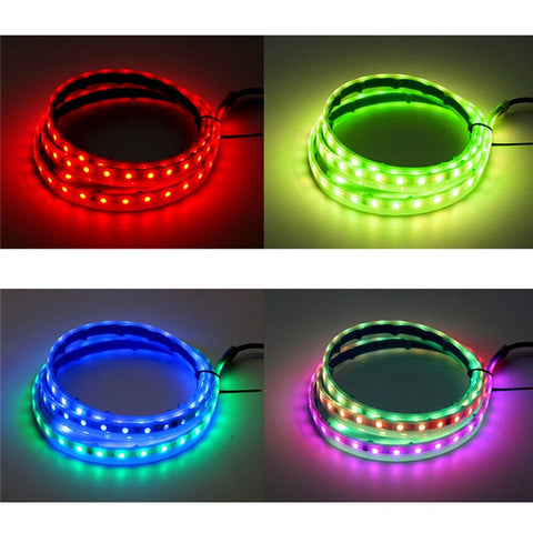 JG02 150cm Car LED Hood Light Strip Waterproof Daytime Running Light 12V Phantom Dynamic Decorative Atmosphere Lamp