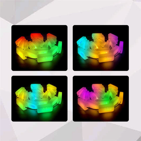 N020 1.5m Car Trunk Decorative Light APP Remote Control Colorful Warning Streamer Light