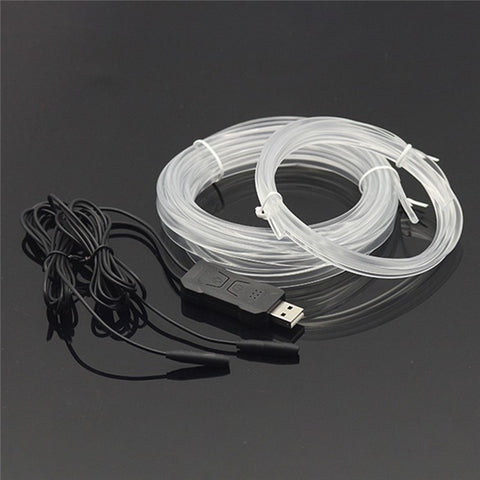 K24U Colorful Lighting LED Fiber Optic Strip Light Ambient Lamp APP Voice Remote Control Car Interior Decor