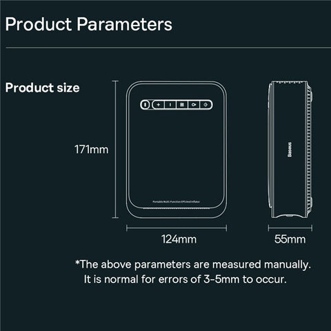 BASEUS Super Energy 2-in-1 Jump Starter Air Pump 1000A Car Emergency Starter Power Bank with LED Light