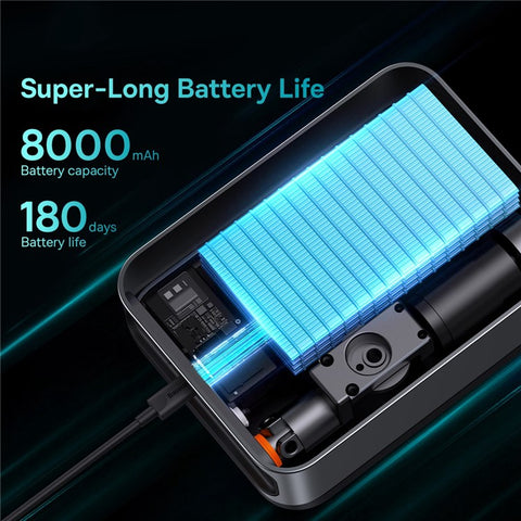 BASEUS Super Energy 2-in-1 Jump Starter Air Pump 1000A Car Emergency Starter Power Bank with LED Light