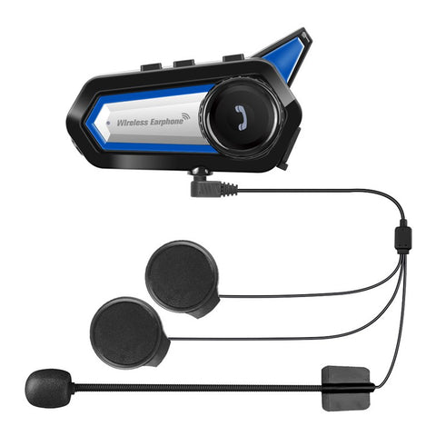 BT31 Motorcycle Helmet Bluetooth-compatible Headset Walkie-Talkie Waterproof Bike Wireless Headset with Microphone
