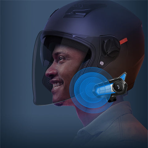 BT31 Motorcycle Helmet Bluetooth-compatible Headset Walkie-Talkie Waterproof Bike Wireless Headset with Microphone