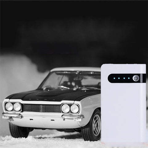 XLJ03 12V Car Emergency Starter with Car Charger, Cell Phone Power Bank 12000mAh Portable Battery Pack (EU Plug)