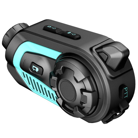 S40 Motorcycle Intercom Waterproof Bluetooth-compatible Motorbike Helmet Interphone Video Recorder