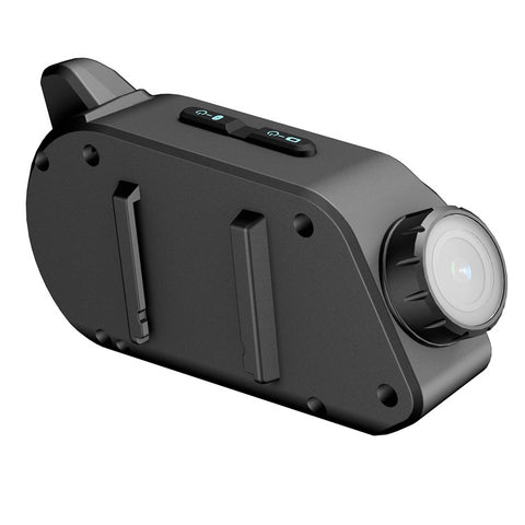 S40 Motorcycle Intercom Waterproof Bluetooth-compatible Motorbike Helmet Interphone Video Recorder
