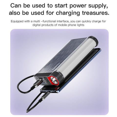 YESIDO YP36 Car Battery Jump Starter 10000mAh Portable Charger with Light Function