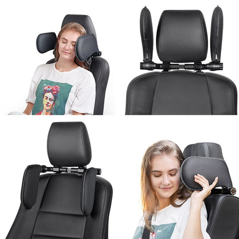 Car Neck Headrest Pillow Cushion Car Seat Memory Foam Padding Sleep Side Head Cervical Spine Support