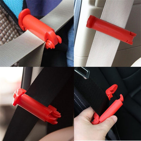 10Pcs Car Baby Safety Belt Buckle Fixing Tool Non-Slip Strap Clip Auto Seat Child Toddler Safety Belt Clamps