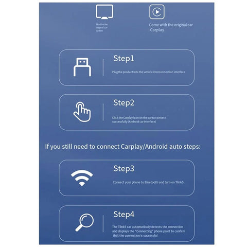 Android 13 Carplay Smart AI Box Wireless Carplay / Android Auto Adapter Built-In Netflix / Youtube, 2+32G