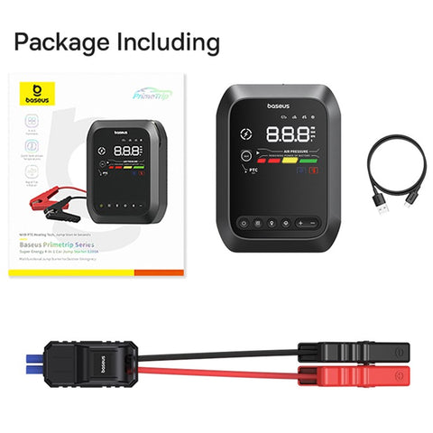 BASEUS Super Energy Series 4-in-1 Car Jump Starter 1200A Emergency Power Supply