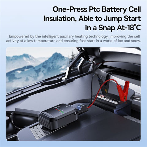BASEUS Super Energy Series 4-in-1 Car Jump Starter 1200A Emergency Power Supply