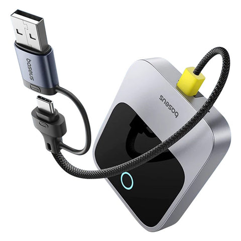 BASEUS Safe Journey Series Wired to Wireless Carplay Adapter with USB-C + US