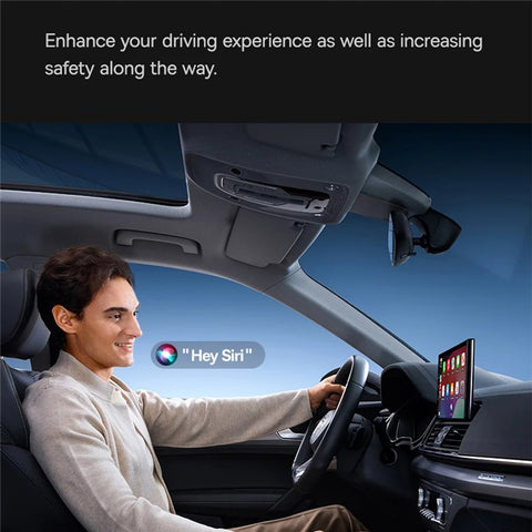 BASEUS Safe Journey Series Wired to Wireless Carplay Adapter with USB-C + US