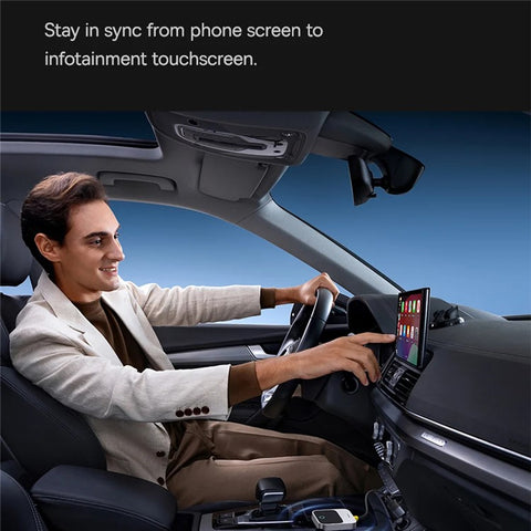 BASEUS Safe Journey Series Wired to Wireless Carplay Adapter with USB-C + US
