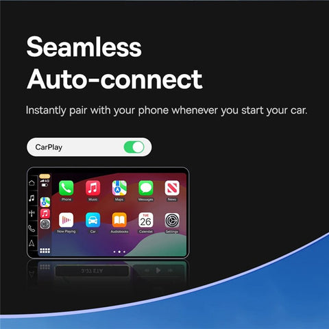 BASEUS Safe Journey Series Wired to Wireless Carplay Adapter with USB-C + US