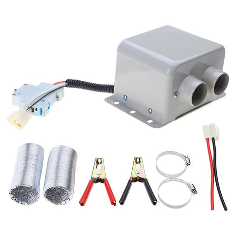 12V 600W Dual Hole Car Heater Window Defrosting Defogging Vehicle Interior PTC Heater