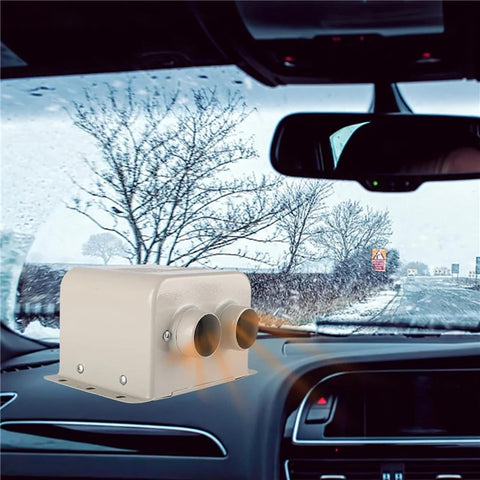 12V 600W Dual Hole Car Heater Window Defrosting Defogging Vehicle Interior PTC Heater