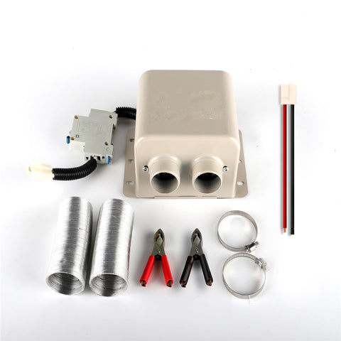 24V 800W Dual Hole Car Heater Window Defrosting Defogging Vehicle Interior PTC Heater