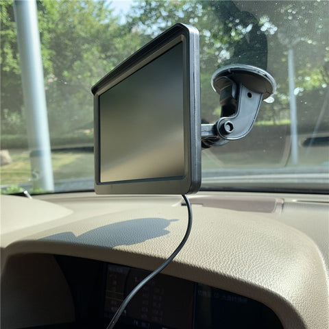 RH-702C 7'' Large Screen LCD Display Monitor 12V 24V Car Parking Reversing 4-LED Rear Camera Kit