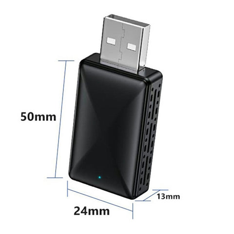 2-in-1 Carplay Android Auto USB Adapter OTA Upgrade Plug and Play Wired to Wireless Dongle Box