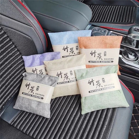 Activated Carbon Bag Car Home Dehumidification Odor Formaldehyde Removal Linen Bamboo Charcoal Bag