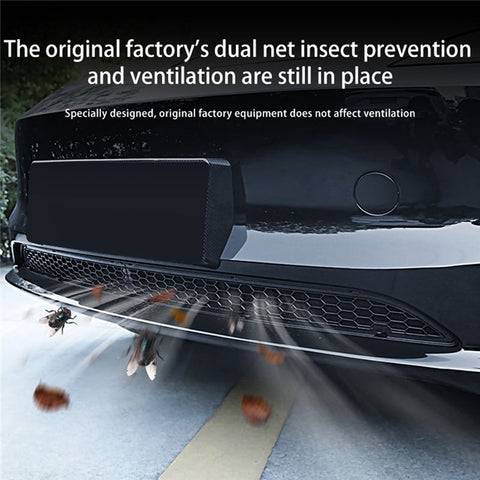 For Tesla Model 3 Car Front Bumper Grille Quick Release Button Design Insect Prevention Net