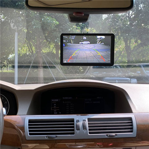 RH-702E 12V 24V 12-LED Rear View Reverse Camera + 7'' Screen Car Reversing Parking Monitor Set