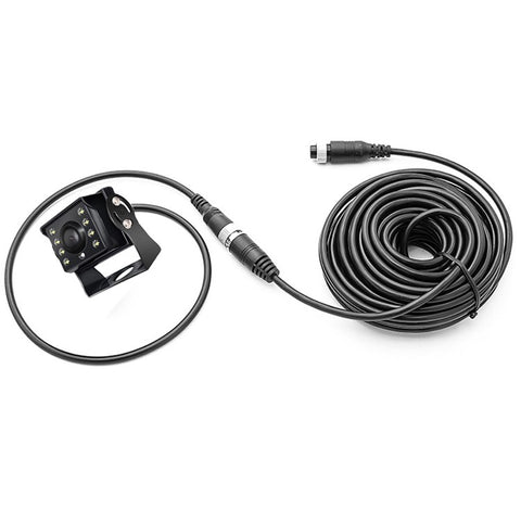 RH-701C 7" LCD Video Display Screen Rear View Monitor 8-LED Camera Parking and Reverse System Kit with 15m Video Cable