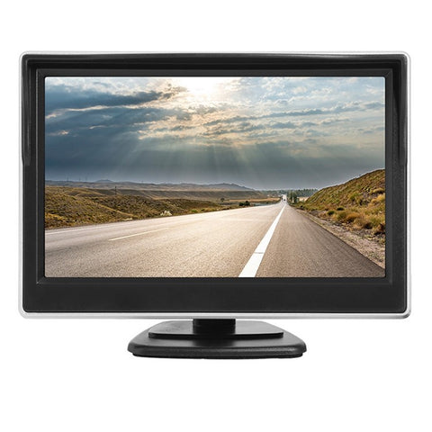 RH-510 High Brightness 12-LED Rear Camera Car Parking Reverse System Kit with 5'' LCD Display Monitor
