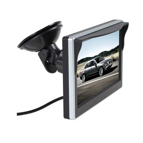 RH-510 High Brightness 12-LED Rear Camera Car Parking Reverse System Kit with 5'' LCD Display Monitor