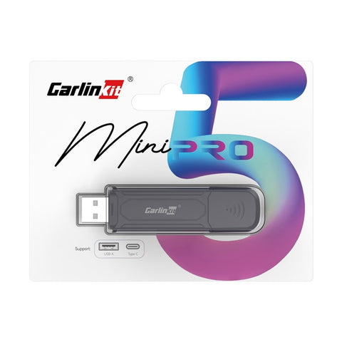 CARLINKIT Mini SE Pro Wireless CarPlay Android Auto Car Upgrade USB-A  /  Type-C Dual Port Adapter