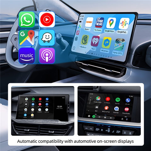 CARLINKIT Mini SE Pro Wireless CarPlay Android Auto Car Upgrade USB-A  /  Type-C Dual Port Adapter