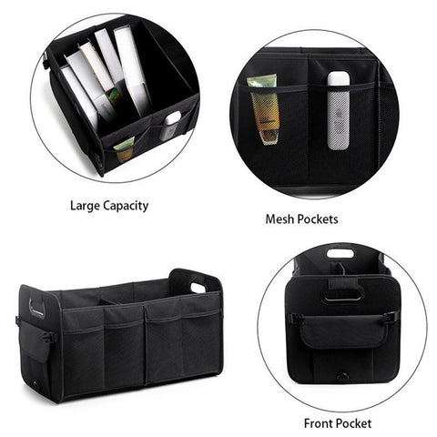 Large Capacity Car Trunk Organizer Waterproof Oxford Fabric Foldable Storage Box