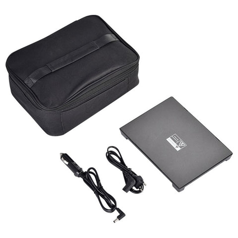 12V Electric Heated Lunch Bag for Travel Camping Oxford Cloth Insulated Food Warmer