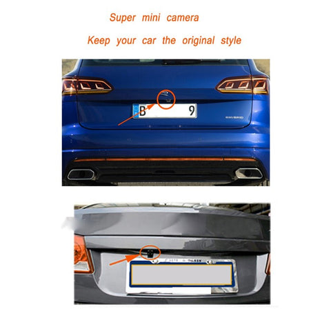 RH-508 Car Accessories 5'' LCD Display Monitor 4-LED Rear Camera Car Reversing Kit with AV1 AV2 Vide Inputs