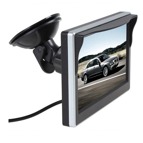 RH-509 5'' LCD Display Monitor 8-LED Rear Camera Car Parking Reverse System Kit