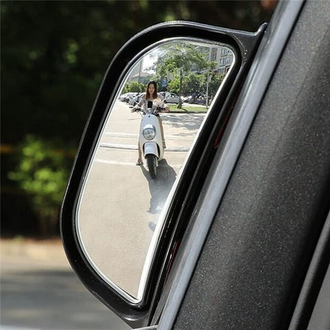 Car Side Wide Angle Blind Spot Mirror Exterior Rearview Mirror for Rear Seat Passengers