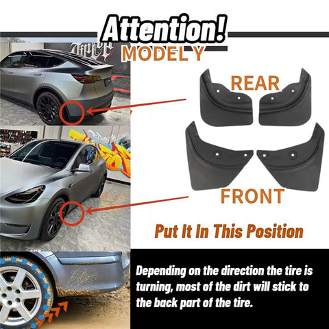 4Pcs / Set For Tesla Model Y 2021