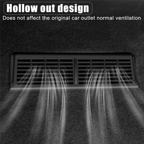 2Pcs / Set For Tesla Model Y Under Seat Air Vent Cover Plastic Air Outlet Grille Protect Cover