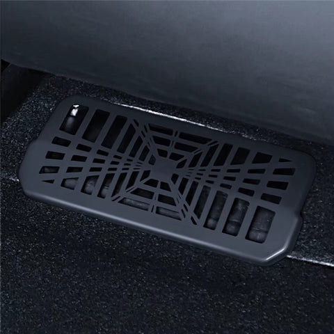 2Pcs / Set For Tesla Model Y Under Seat Air Vent Cover Plastic Air Outlet Dustproof Shield