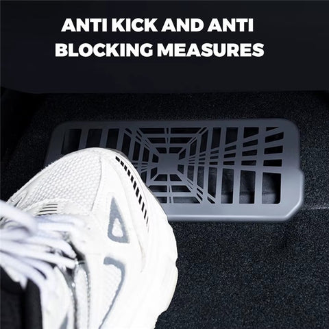 2Pcs / Set For Tesla Model Y Under Seat Air Vent Cover Plastic Air Outlet Dustproof Shield