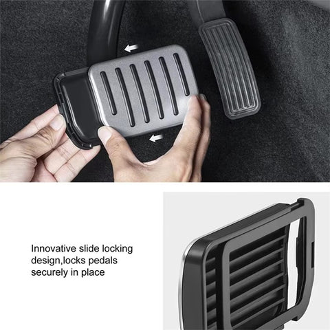 2Pcs / Set For Tesla Model Y  /  3 Car Styling Non Slip Accelerator Brake Pedal Pad Cover