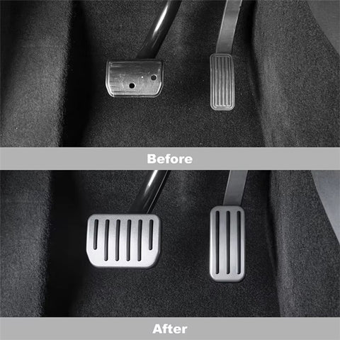2Pcs / Set For Tesla Model Y  /  3 Car Styling Non Slip Accelerator Brake Pedal Pad Cover