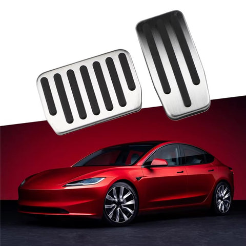 2Pcs / Set For Tesla Model Y  /  3 Car Styling Non Slip Accelerator Brake Pedal Pad Cover