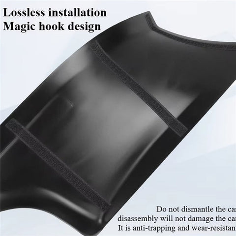 4Pcs For Tesla Model Y Carbon Fiber Texture Front and Rear Door Sill Protector Cover Anti Kick Threshold Strip