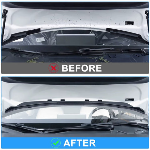 For Tesla Model 3 Front Hood Waterproof Seal Strip Engine Cover Dust Protection Rubber Gasket