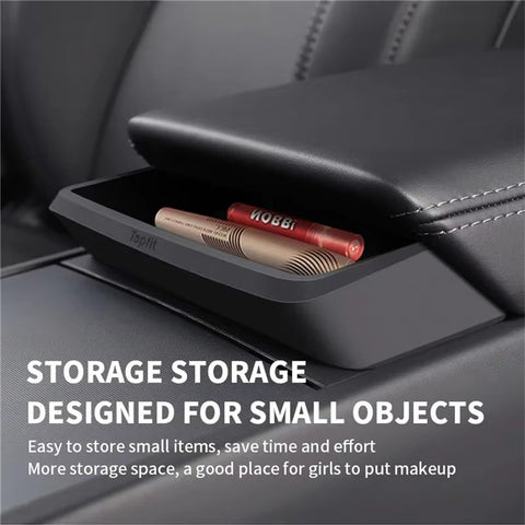 For Tesla Model 3 Highland 2024 2025 Center Console Storage Box Armrest Organizer Tray